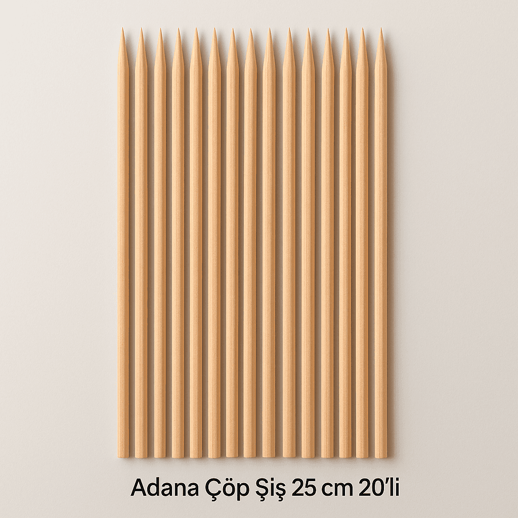 Adana Çöp Şiş 25 cm 20'li