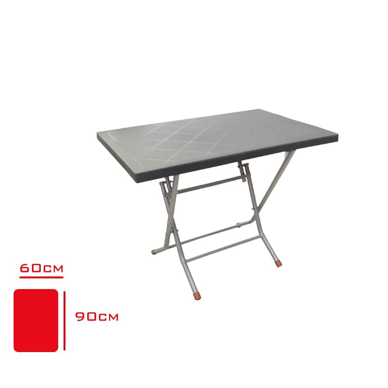 Eko Katlanır Masa 60x90 cm Defne Desenli