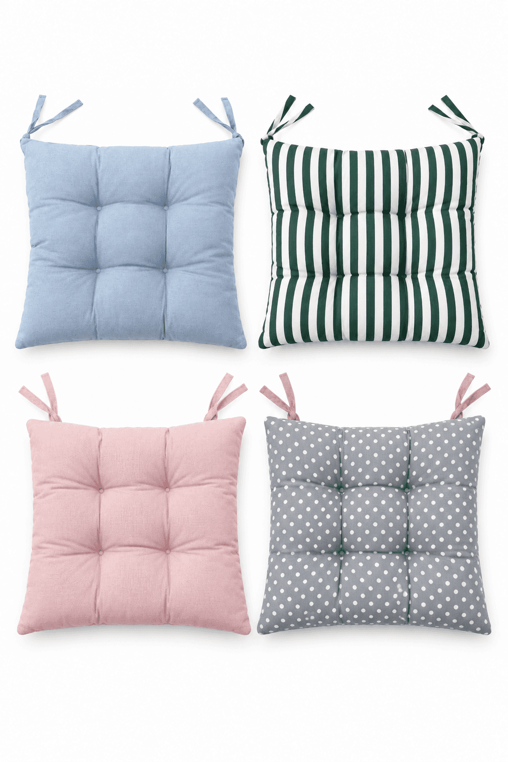 Elyaf Dolgulu 4 Adet Premium Eko Minder Seti 40x40