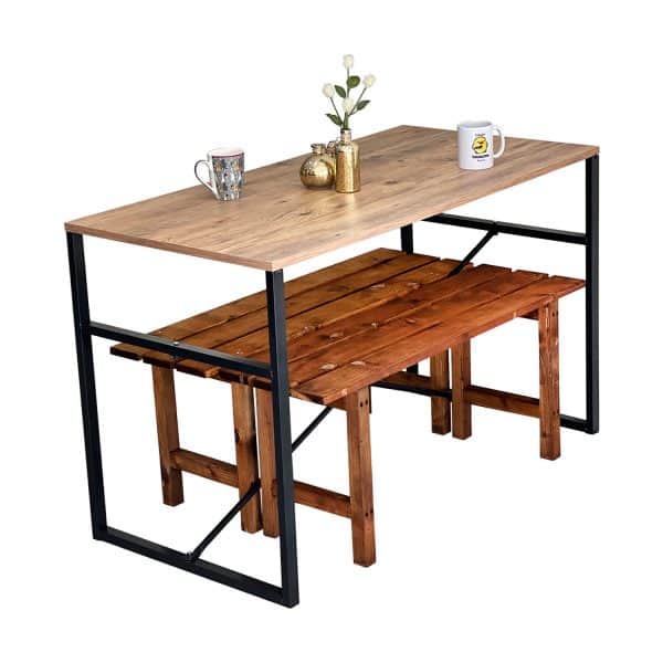 4 Kişilik Mutfak Bahçe Masa Bank Takımı 5208