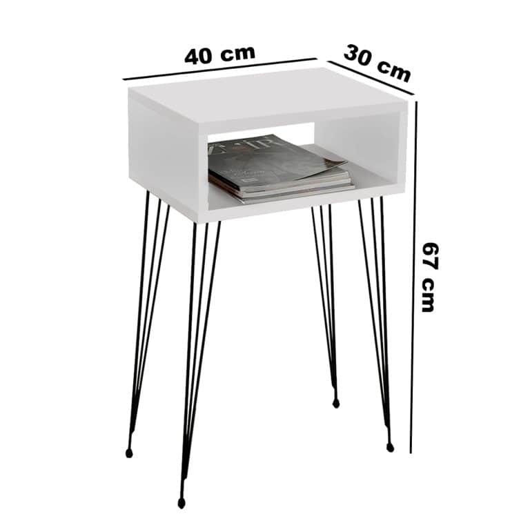 Komodin Raf Yan Sehpa Açık Raf 5090