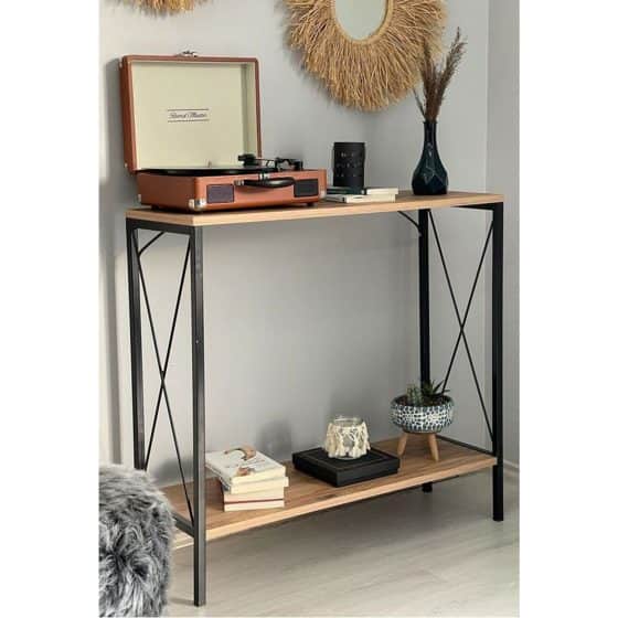 Metal Raf Dresuar Vitrin Dekoratif Raf 5247