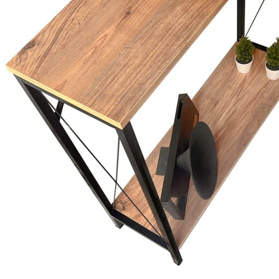 Metal Raf Dresuar Vitrin Dekoratif Raf 5247