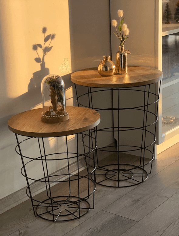 Sepet Sehpa 2li Zigon Orta Sehpa 5075