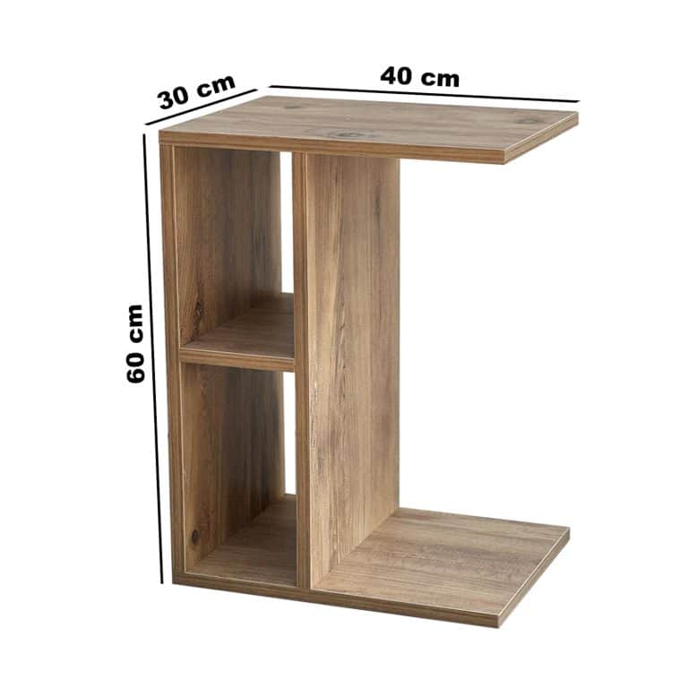 Yan Sehpa Komodin Raf 2 Kat Sehpa 5313