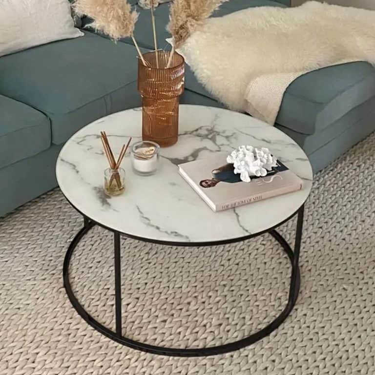 Yuvarlak Dekoratif Orta Sehpa Mobilya 5218