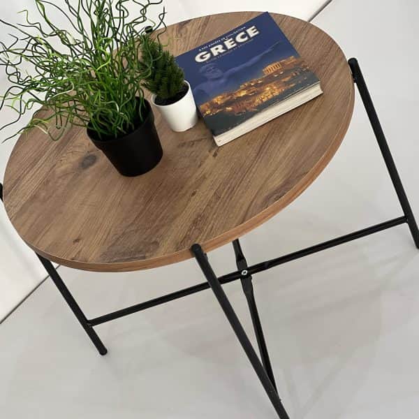 Yuvarlak Dekoratif Orta Sehpa Mobilya 5187