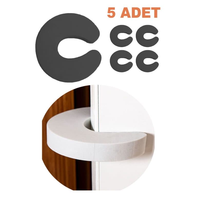 Kapı Stoperi Kapı Güvenlik 5 adet 4006 - Görsel 1