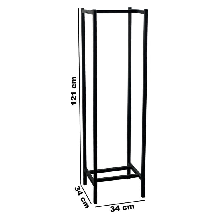 Metal Odunluk Şömine Odunluğu 6045 - Görsel 3