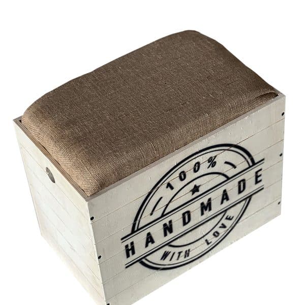 Sandıklı Puf Bank Ahşap Puf Sandalye Puf Koltuk 5081 - Görsel 2