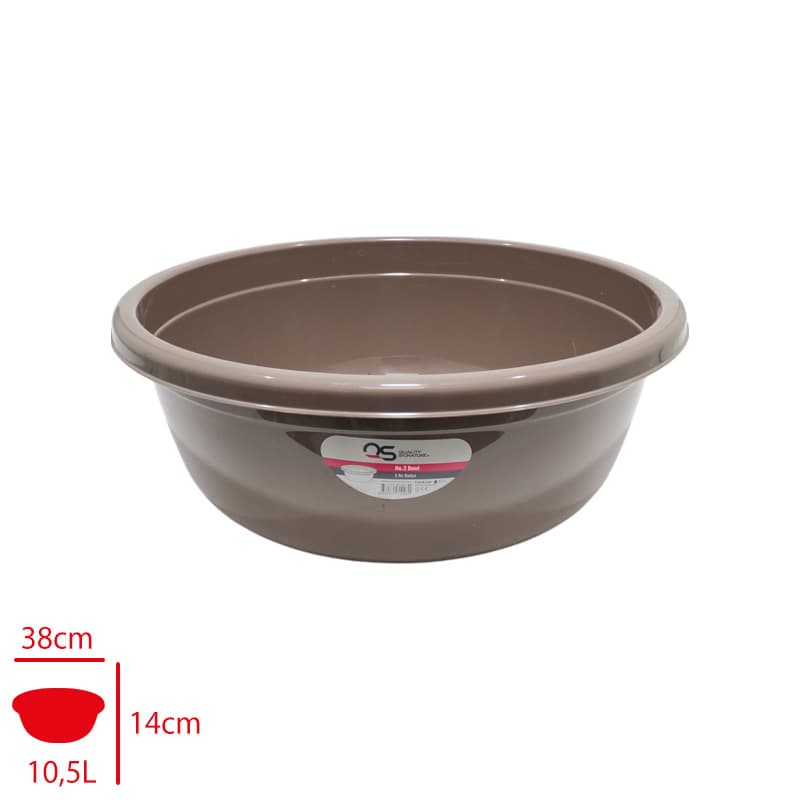 Yuvarlak Çok Amaçlı Kase 10,5 Lt Badya - Görsel 2