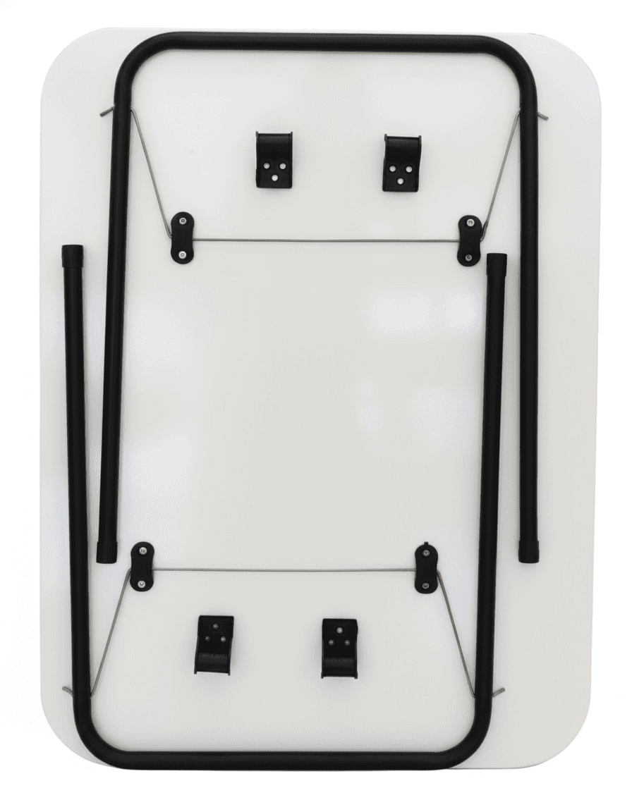 Ahşap Beyaz Katlanır Masa Piknik Masası