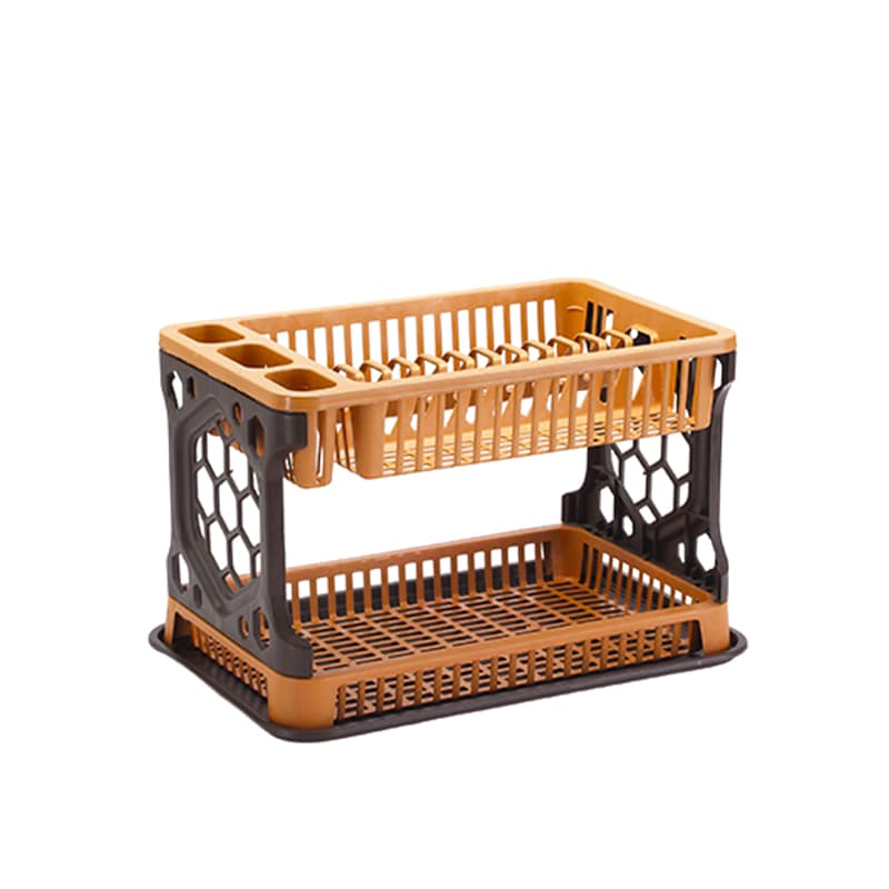 Çift Katlı Bulaşık Sepeti Plastik Tabaklık - Görsel 1