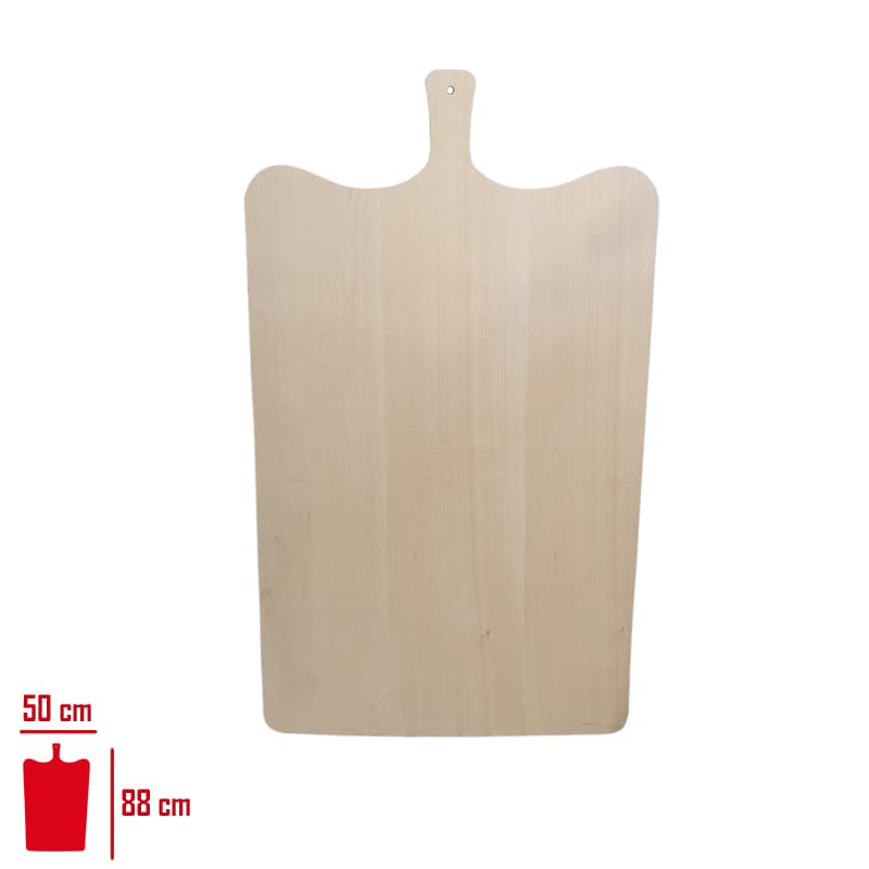 Ahşap Bazlama Hamur Tahtası 50x88 cm - Görsel 1