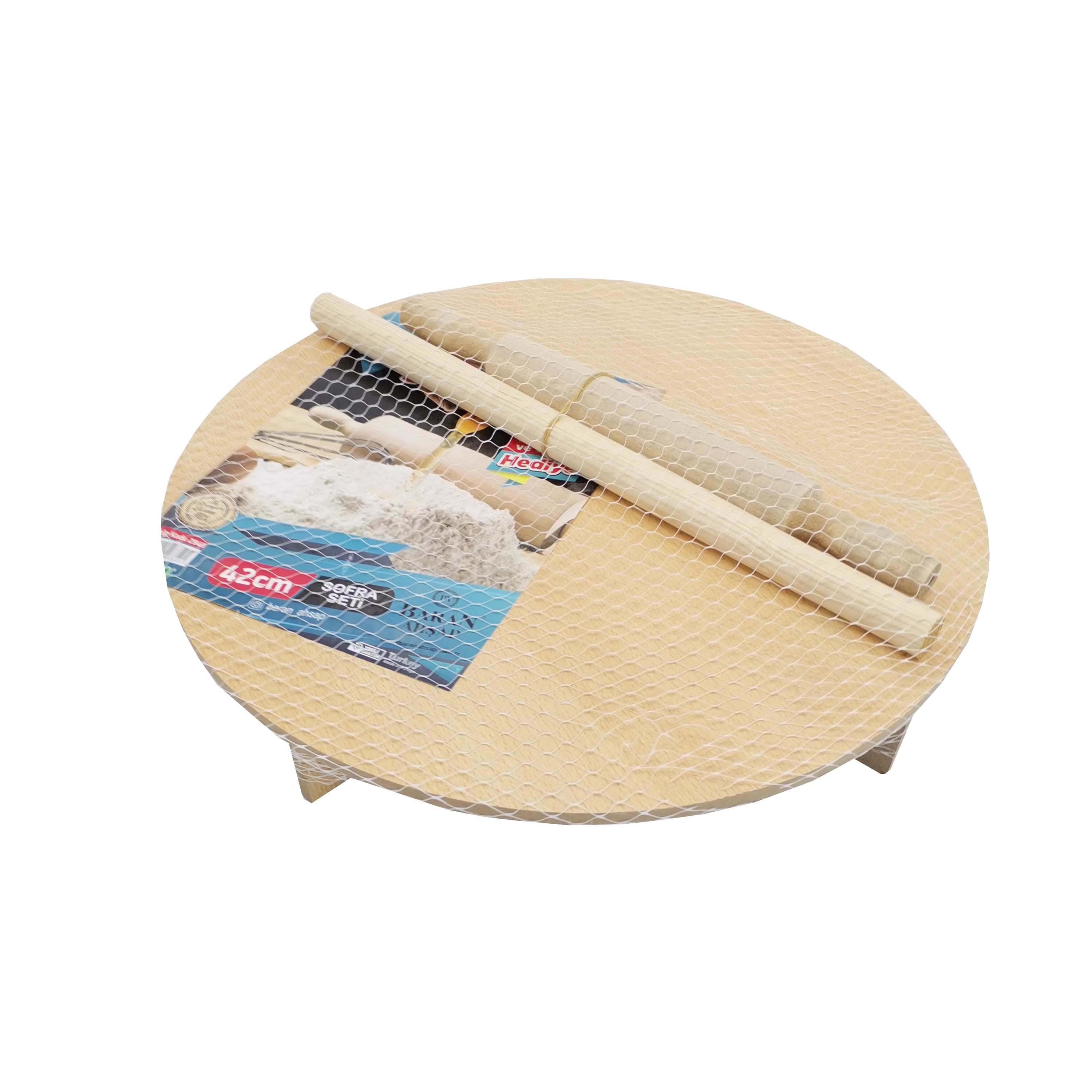 Ahşap Pratik Sofra Seti 42 cm - Görsel 1