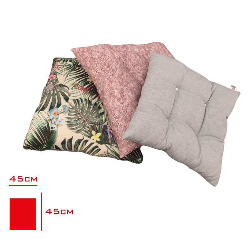 Elyaf Dolgulu 4lü Lüx Minder 45x45 cm - Görsel 2