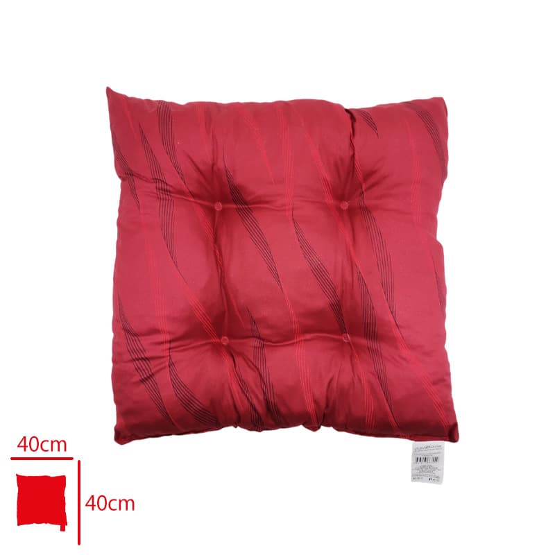 4lü Kırmızı 4 Puntolu Lüx Minder 40x40 cm - Görsel 2