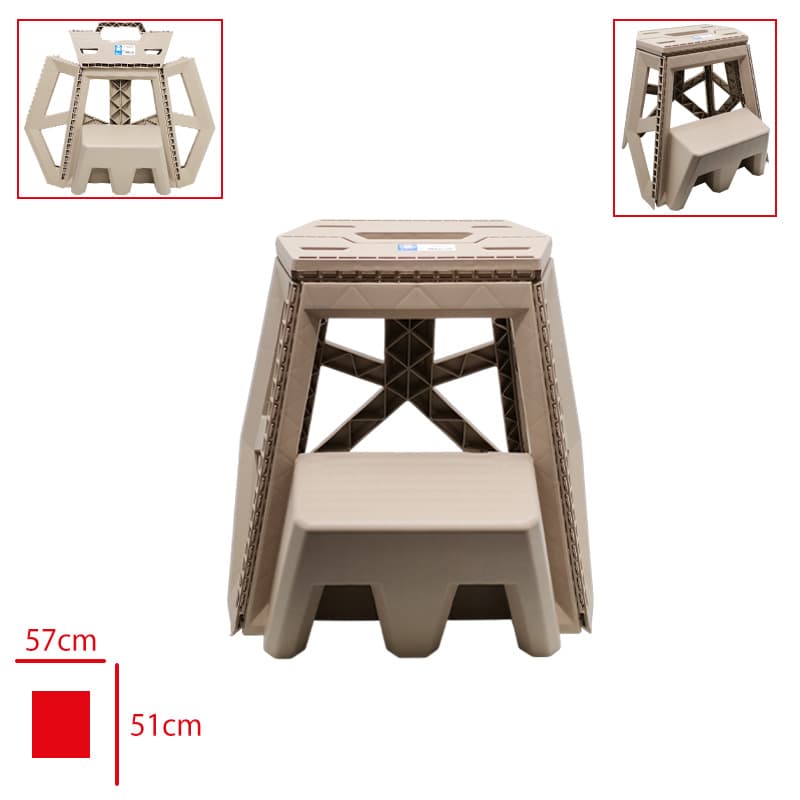 Katlanır Tabure Basamaklı Merdiven Sandalye - Görsel 2