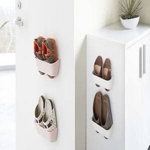 4lü Gondol Terlik Askısı Yapıştırılabilir Düzenleyici - Görsel 1