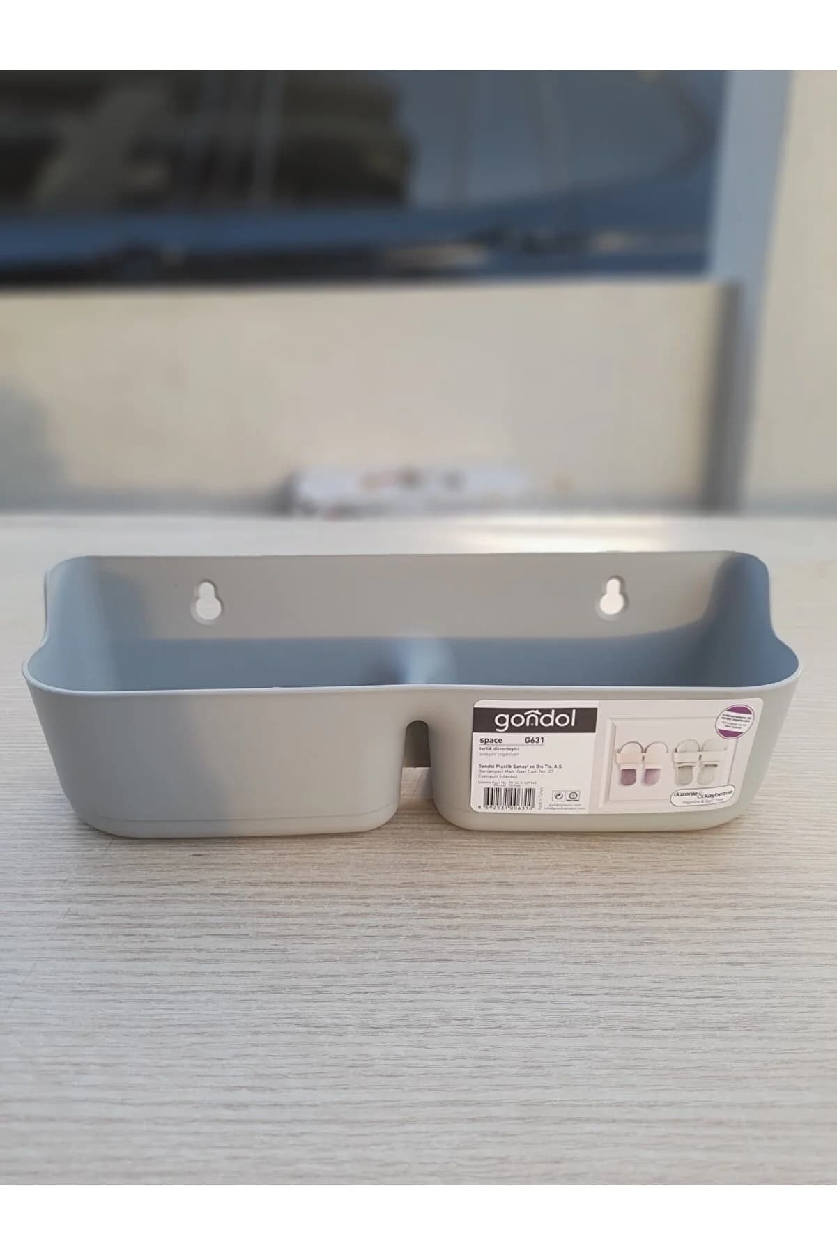 4lü Gondol Terlik Askısı Yapıştırılabilir Düzenleyici - Görsel 2