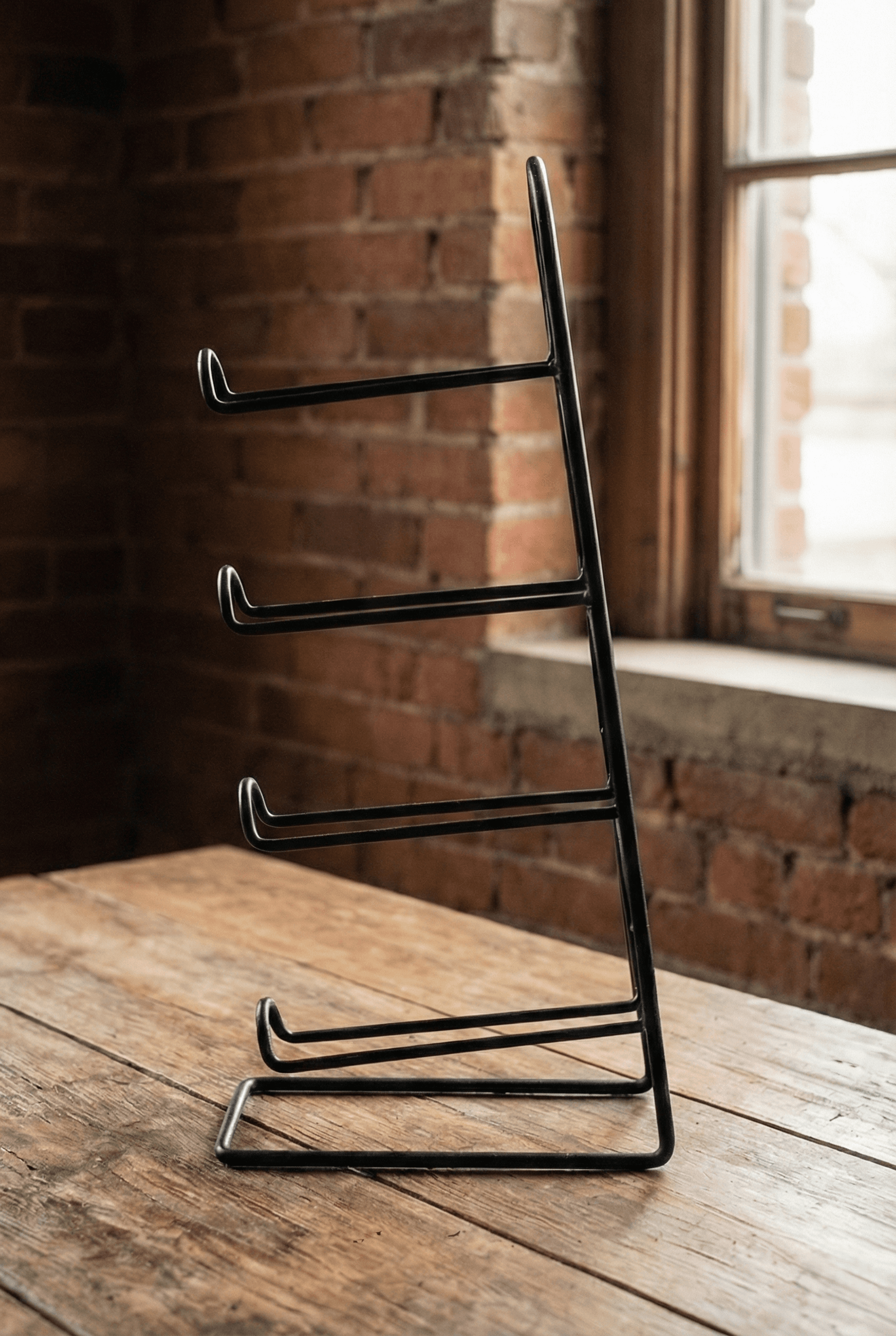 Metal 4 Bölmeli Şaraplık İçki Standı - Görsel 3