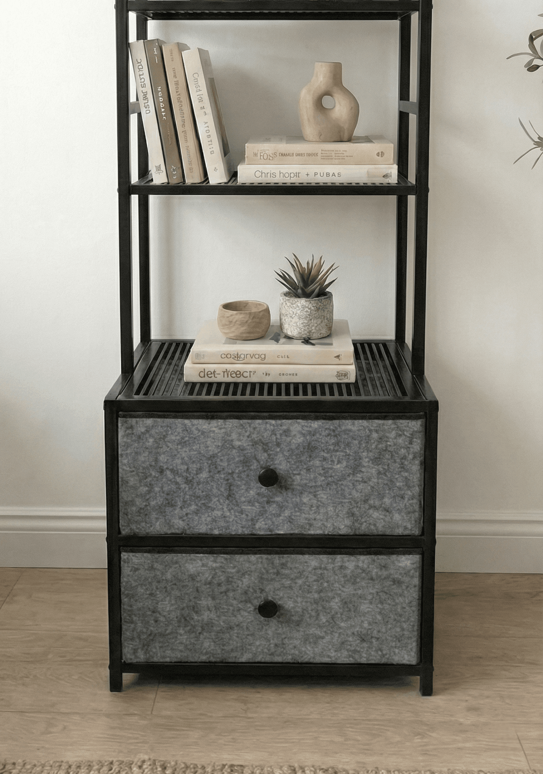 2 Çekmeceli 5 Raflı Komidin Kitaplık - Görsel 6