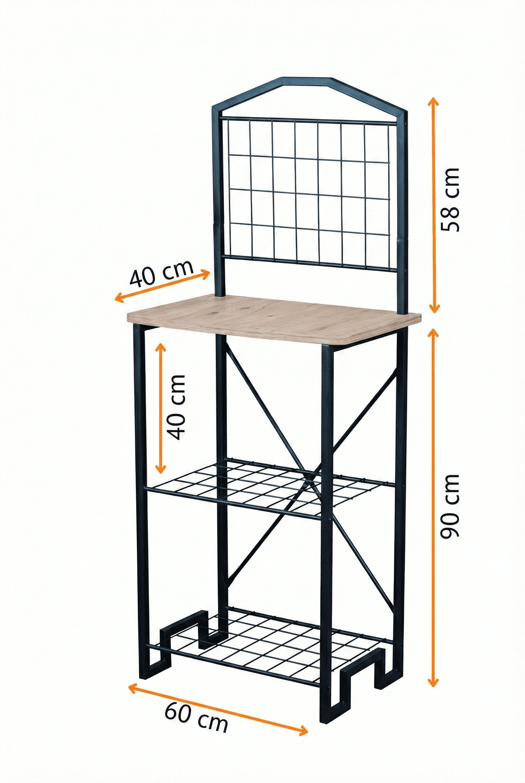 Kahve Köşesi Dar Mutfak Bangosu Çok Amaçlı Raf - Görsel 7