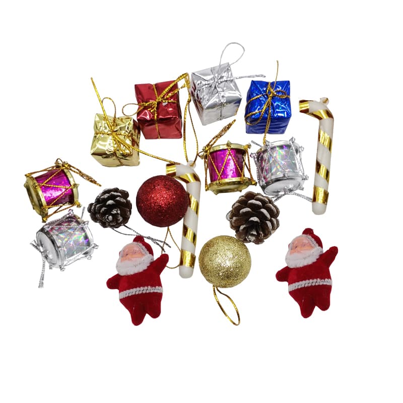 Yılbaşı Süsü Karışık 16lı Süs - Görsel 1