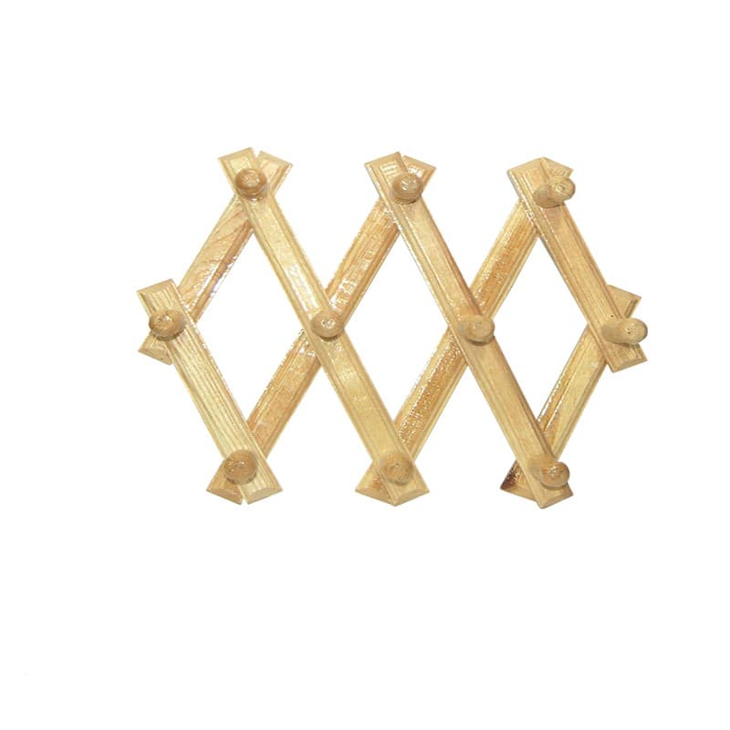 Ahşap Akordiyon Askı 15 CM - Görsel 1