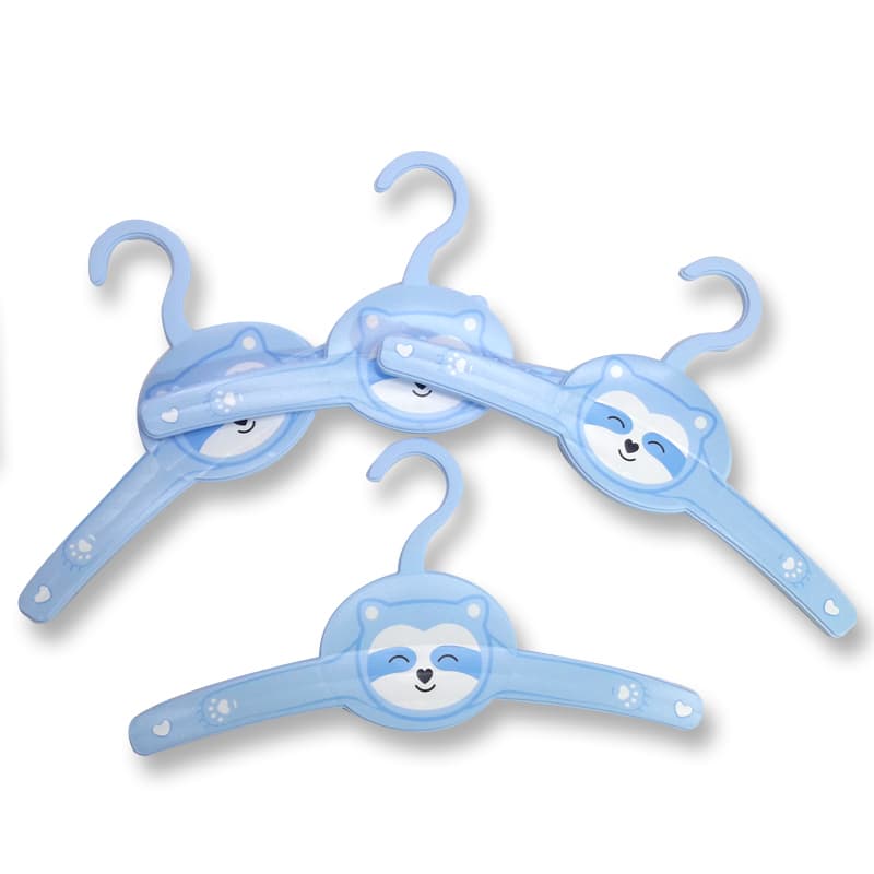 Çocuk Elbise Askısı Rakun Desenli 4lü - Görsel 1