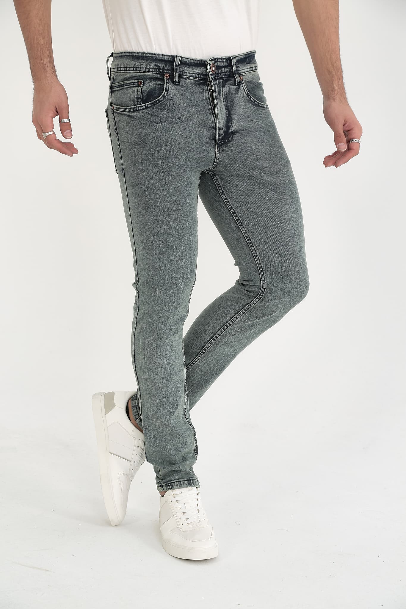 D'Vision Erkek Kot Pantolon M-5220-259-2 Slim Fit - Görsel 2