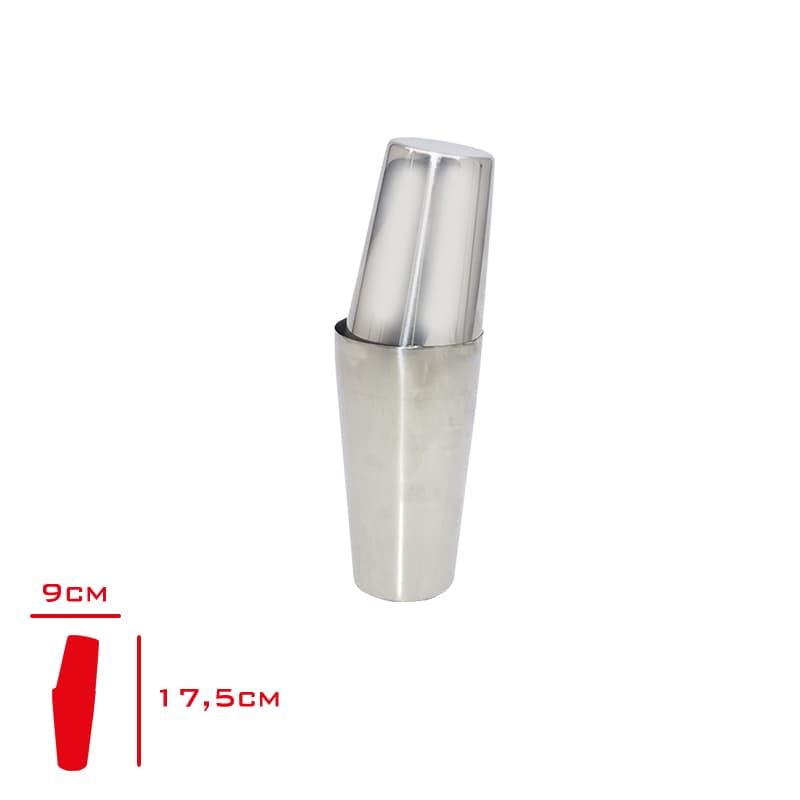 Evmoni Krom Boston Shaker 550/750 ml - Görsel 1