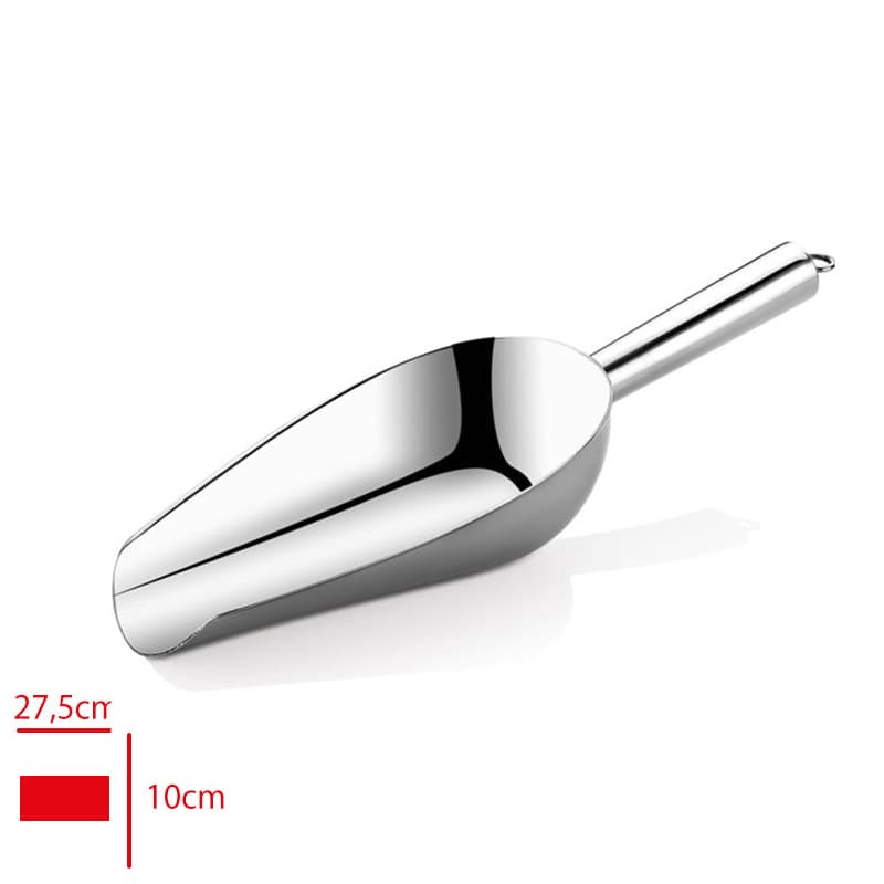 Biradlı Çelik Buz Küreği 17 cm - Görsel 1