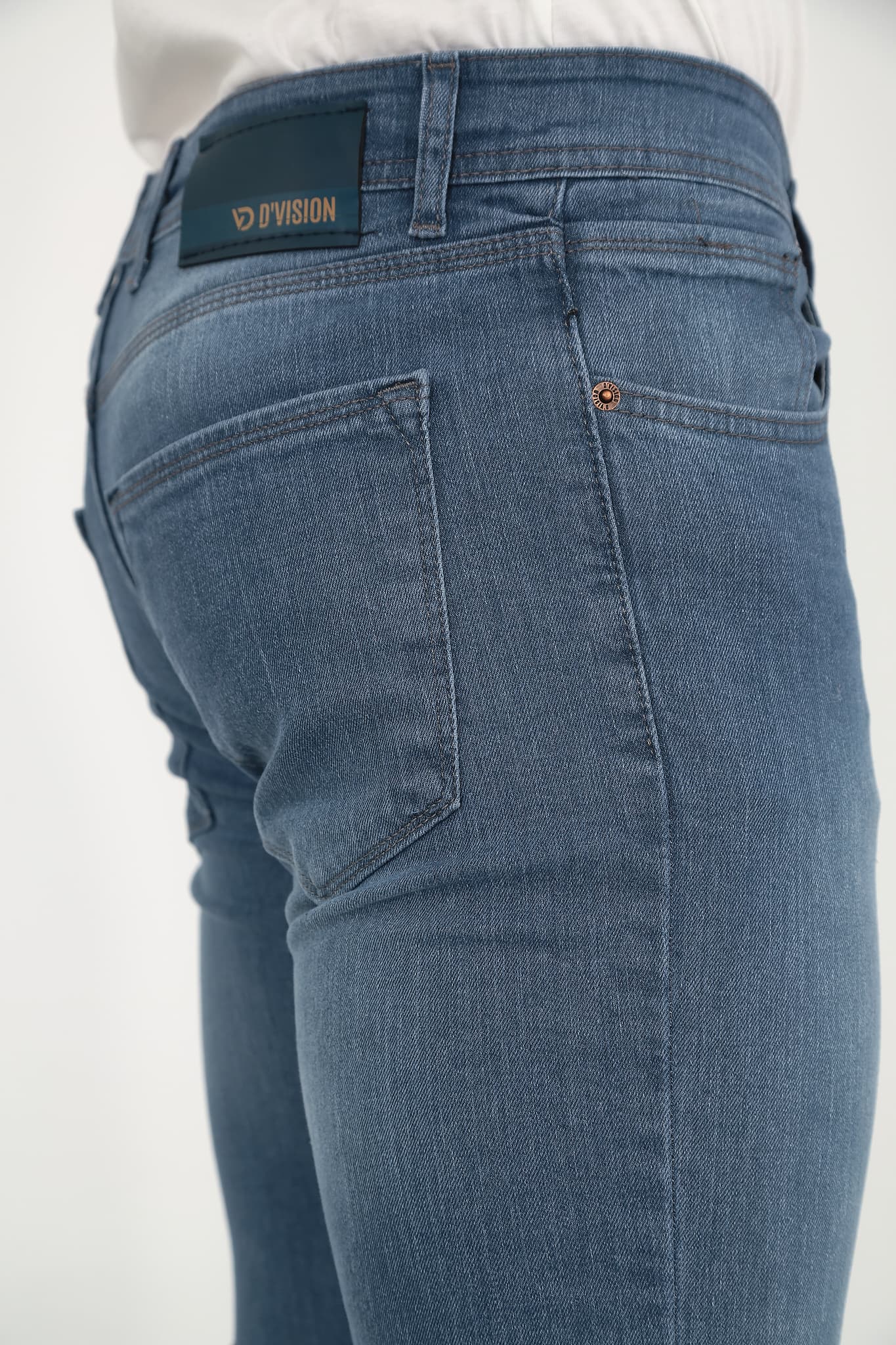 D'Vision Erkek Kot Pantolon M-5220-113 Slim Fit - Görsel 4