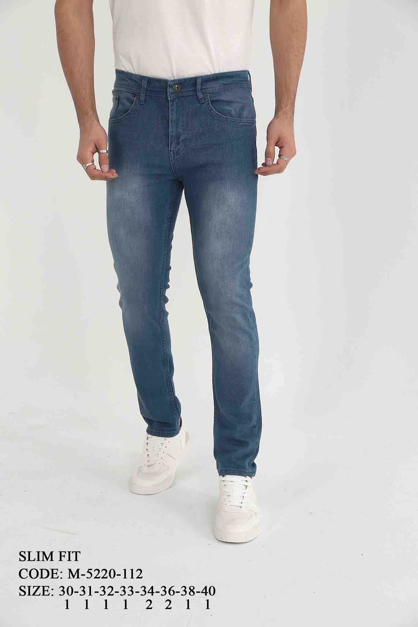 D'Vision Erkek Kot Pantolon M-5220-113 Slim Fit