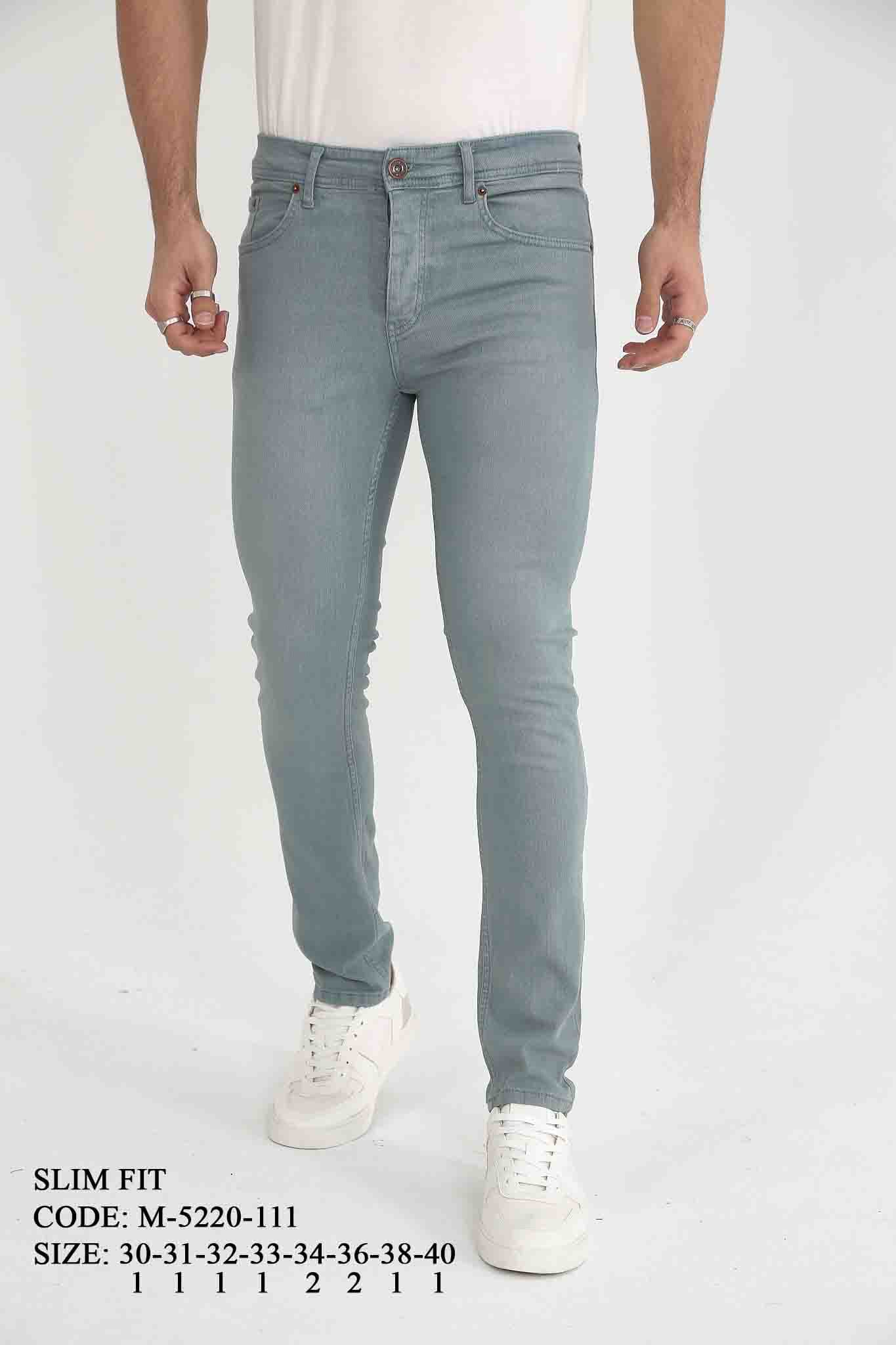 D'Vision Erkek Kot Pantolon M-5220-111 Slim Fit
