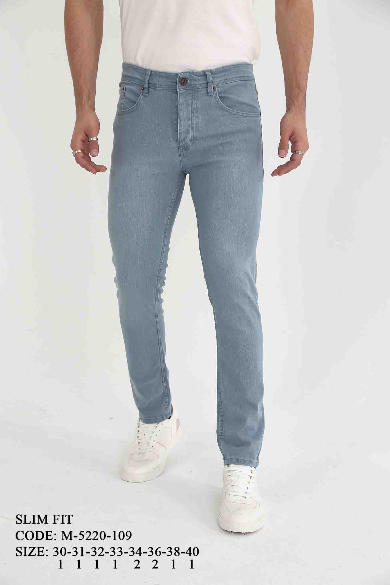 D'Vision Erkek Kot Pantolon M-5220-109 Slim Fit