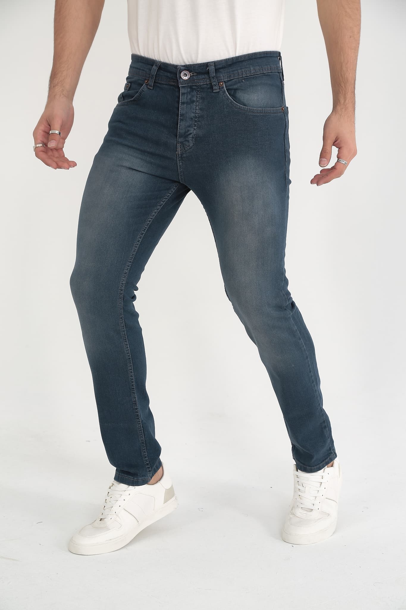 D'Vision Erkek Kot Pantolon M-5220-104 Slim Fit - Görsel 3