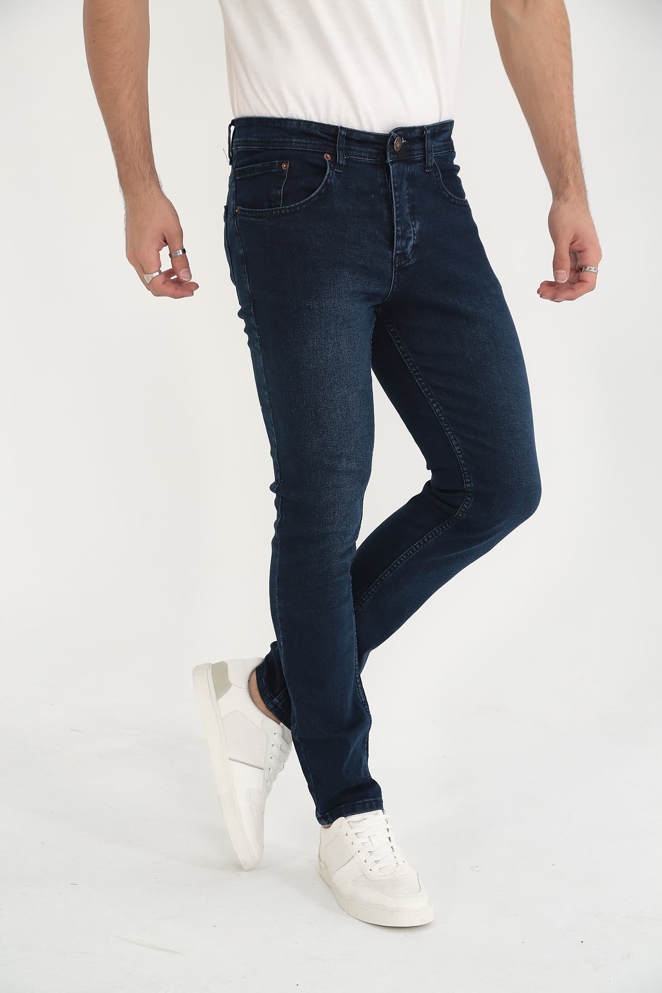 D'Vision Erkek Jean Koyu Lacivert G-5220-100 - Görsel 1