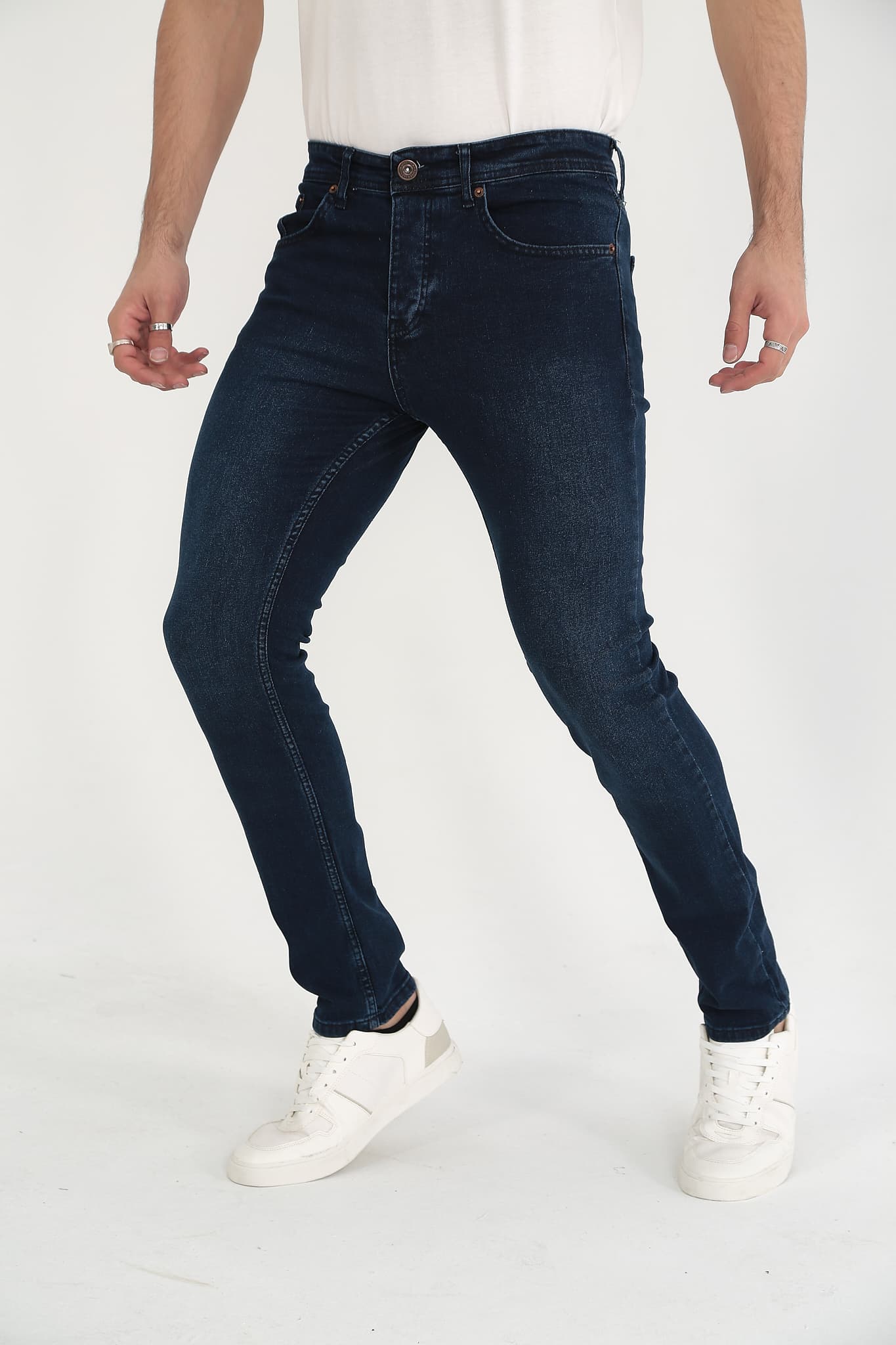 D'Vision Erkek Jean Koyu Lacivert G-5220-100 - Görsel 3