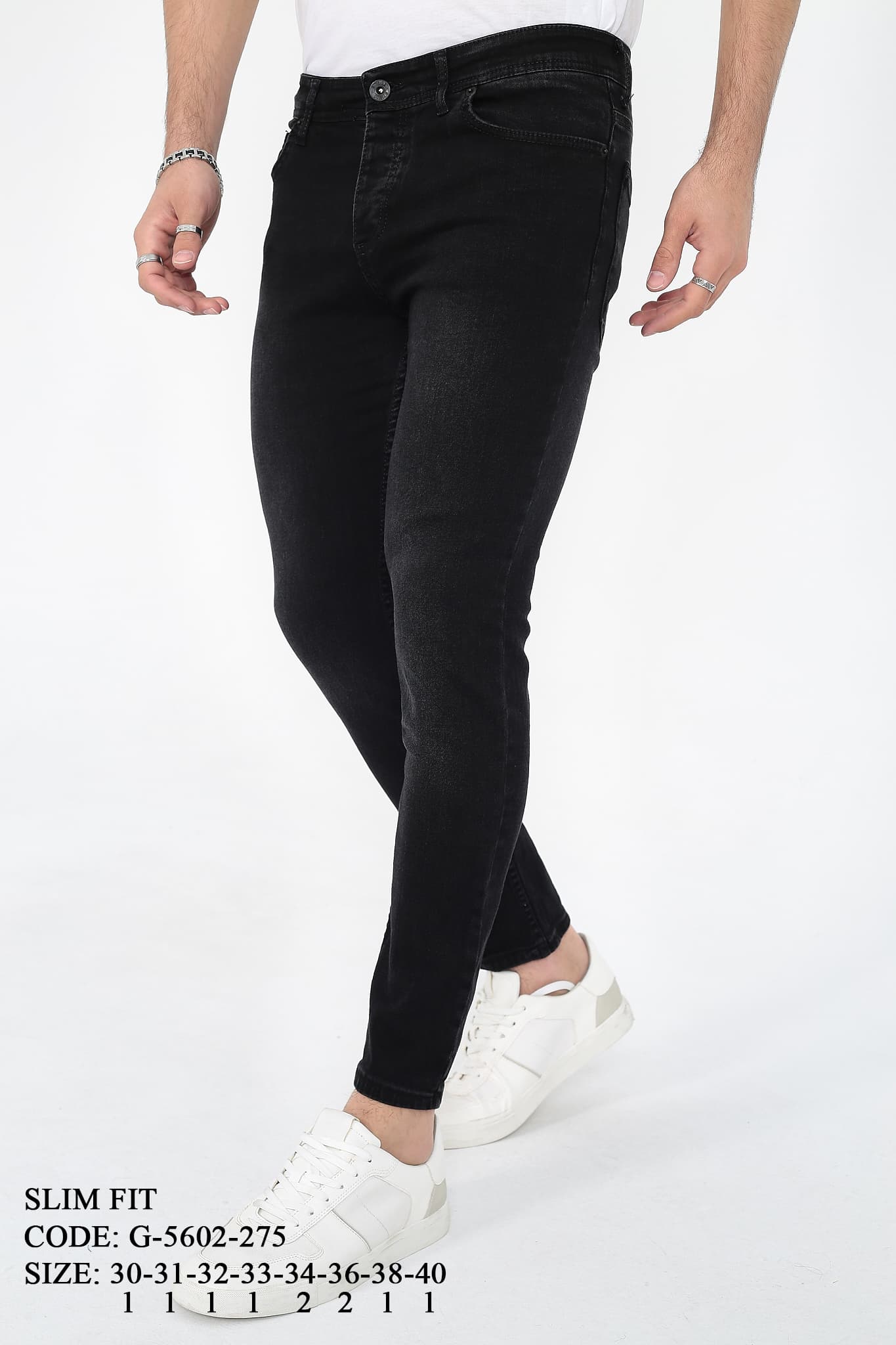 D'Vision Erkek Kot Pantolon G-5602-275 Slim Fit - Görsel 1