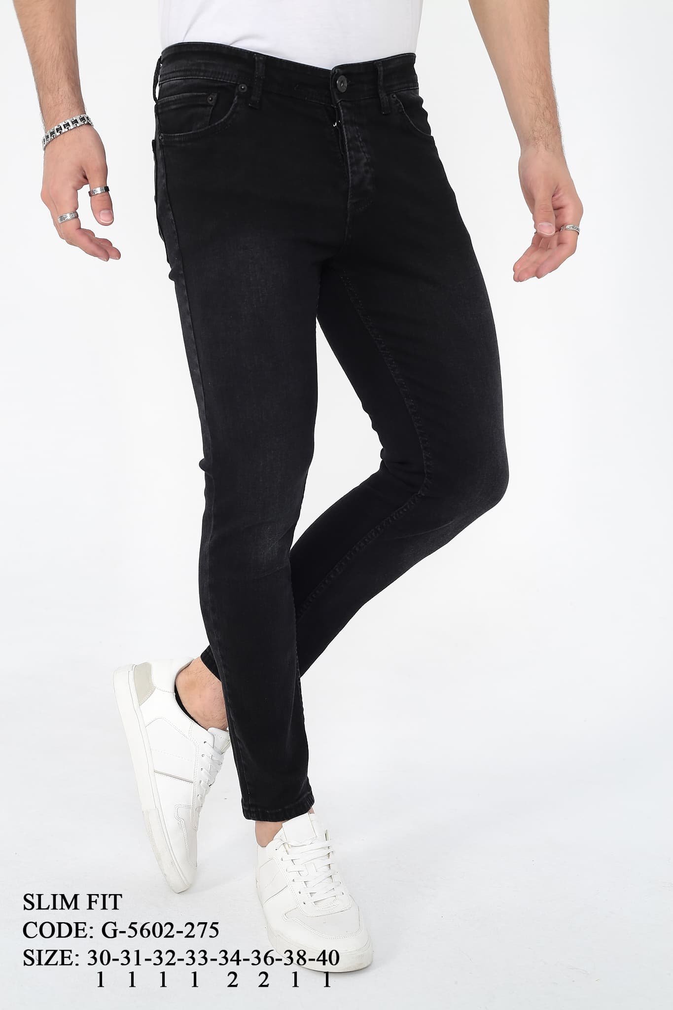 D'Vision Erkek Kot Pantolon G-5602-275 Slim Fit - Görsel 2