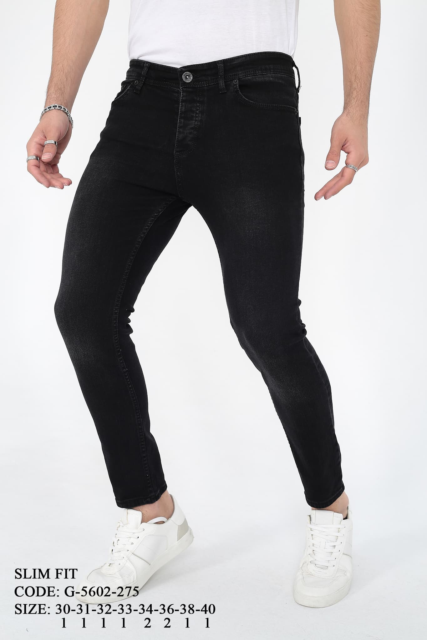 D'Vision Erkek Kot Pantolon G-5602-275 Slim Fit - Görsel 3