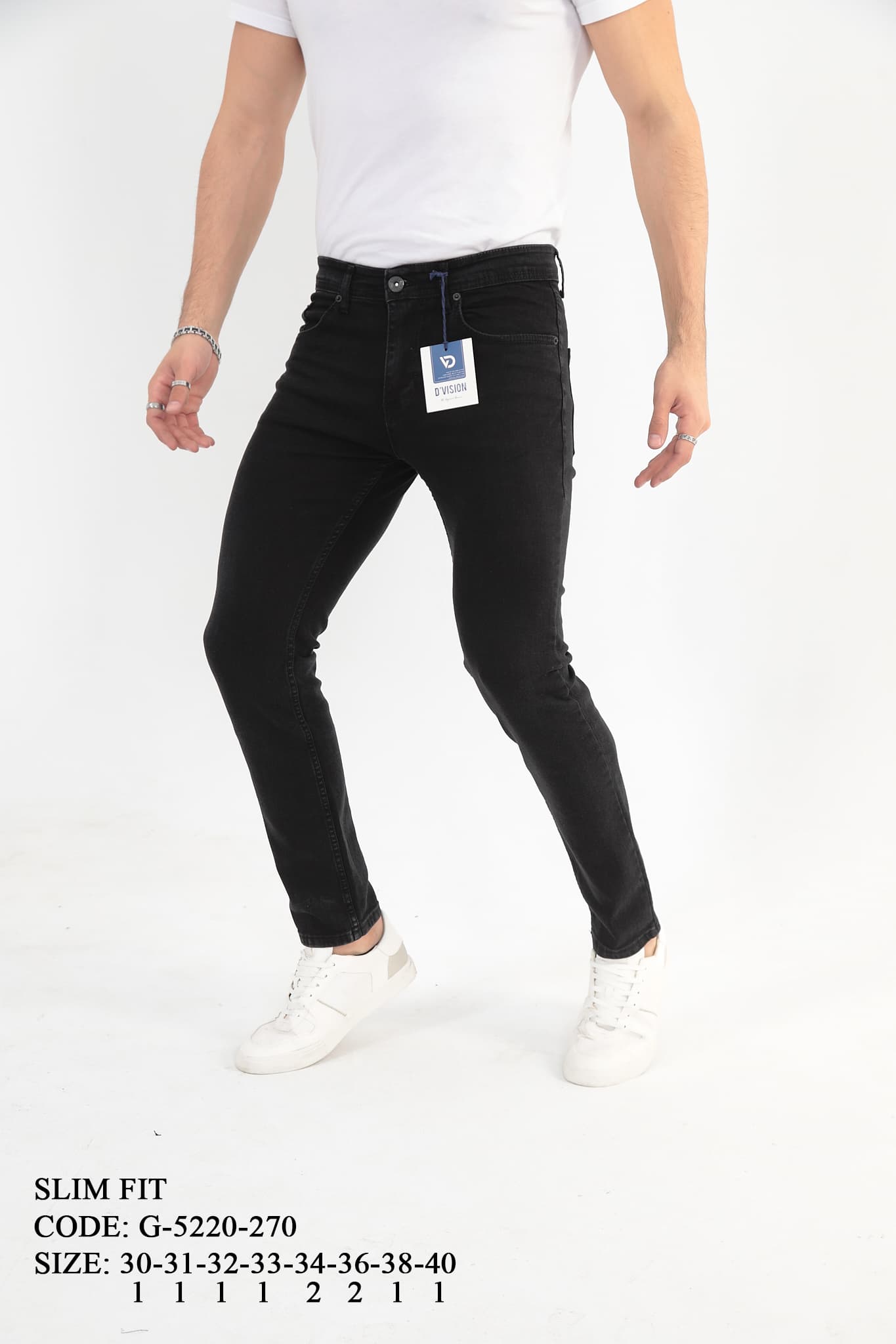 D'Vision Erkek Kot Pantolon G-5220-270 - Görsel 1