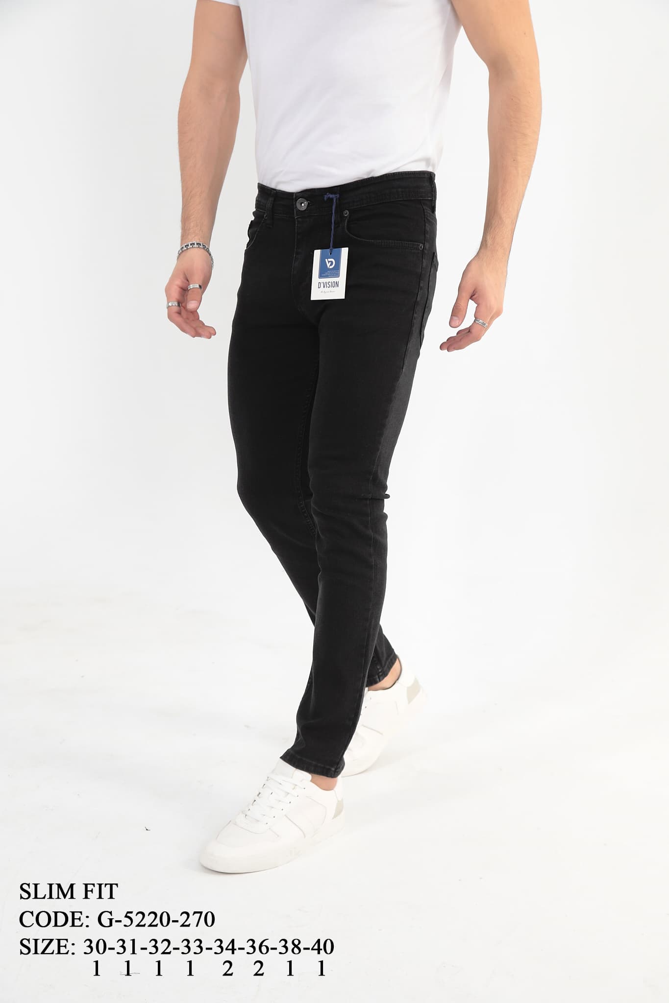 D'Vision Erkek Kot Pantolon G-5220-270 - Görsel 2