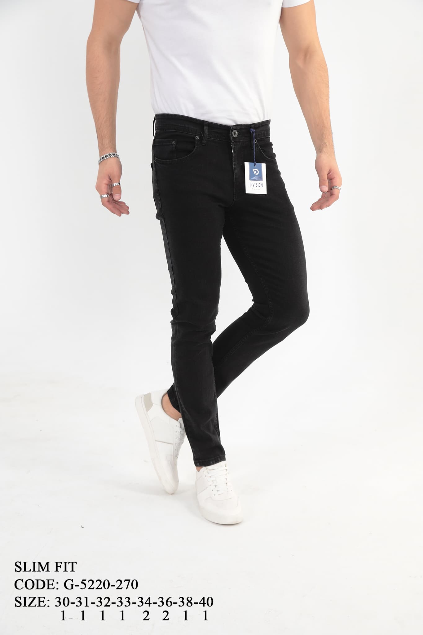 D'Vision Erkek Kot Pantolon G-5220-270 - Görsel 3