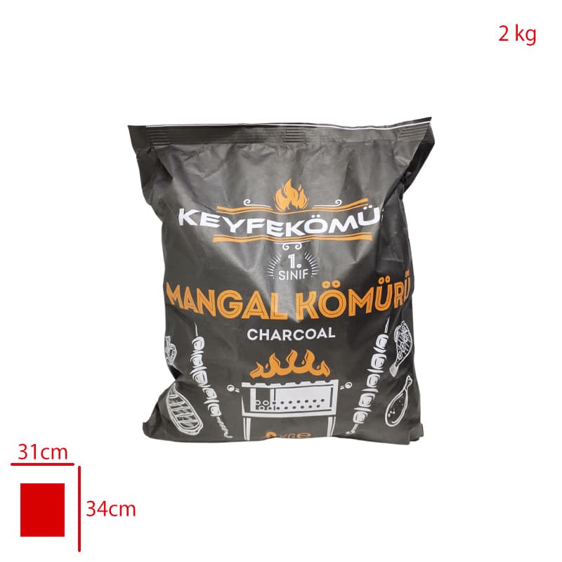 Naturel Mangal Kömürü 2 kg - Görsel 1