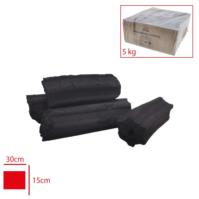 Briket Mangal Kömürü 5 kg - Görsel 1