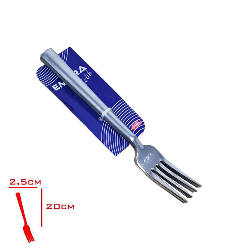 Yemek Çatalı 6'lı Kartelalı - Görsel 1