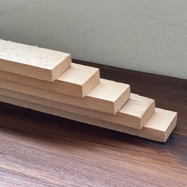 Kereste Hobi Tahta Çıta Ahşap Kurutulmuş Gürgen 5 Ad x 100cm 8019